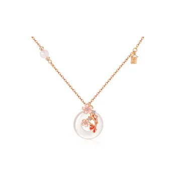 CHAOHONGJI Natural Chalcedony Necklaces Women's