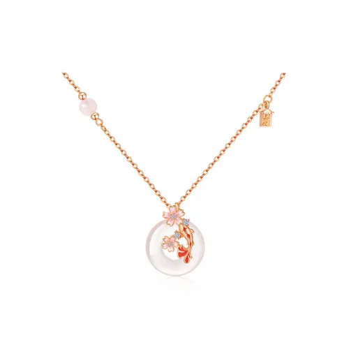 CHAOHONGJI Natural Chalcedony Necklaces Women's