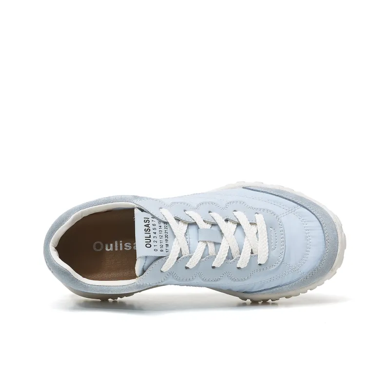 OULISASI Low Top Chunky Sneakers Women's-17