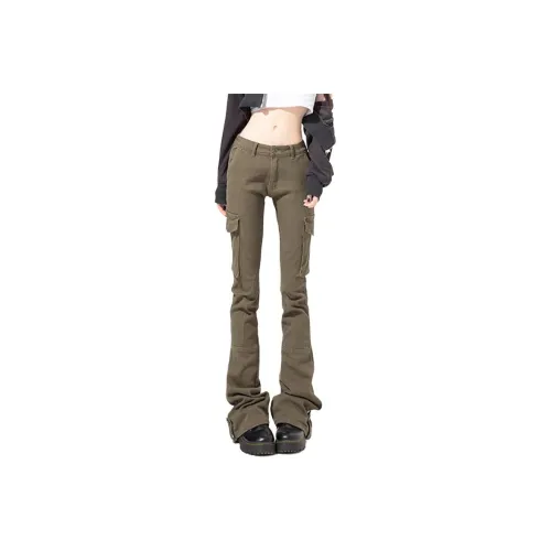 NHZN Jeans Women's Army Green