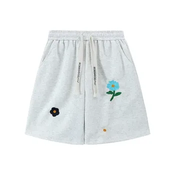 ROBINHOOD Casual Shorts Unisex White Heather Gray