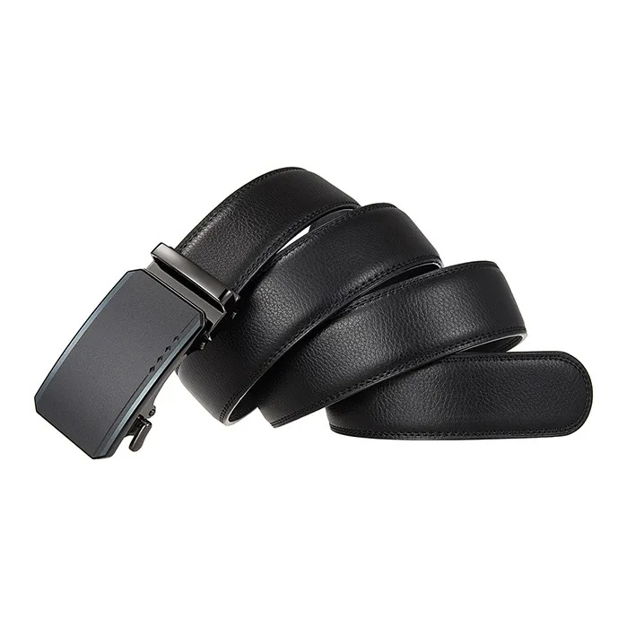 YUZHAOLIN Cow Split Leather Belts Men's Width 3.5CM-3