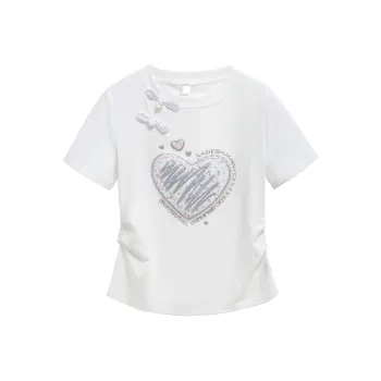 XIANSINIAO T Shirts Women's White