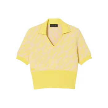 LACOSTE Polo Shirt Women's Yellow