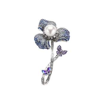 Ancient Jewelry Pearl Brooches Women's