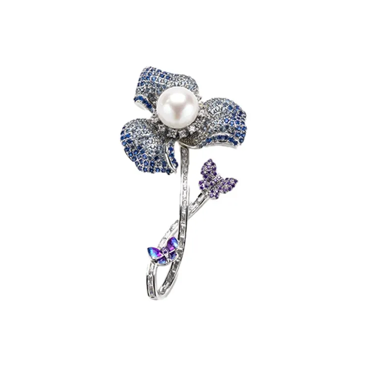 Ancient Jewelry Pearl Brooches Women's-0