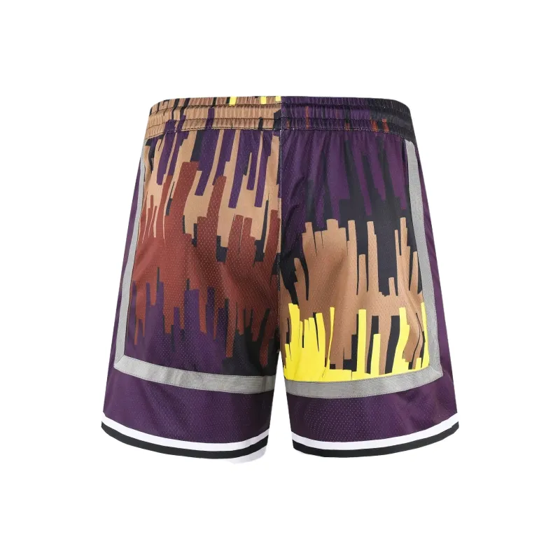 KPADB Basketball Shorts Unisex Purple-1