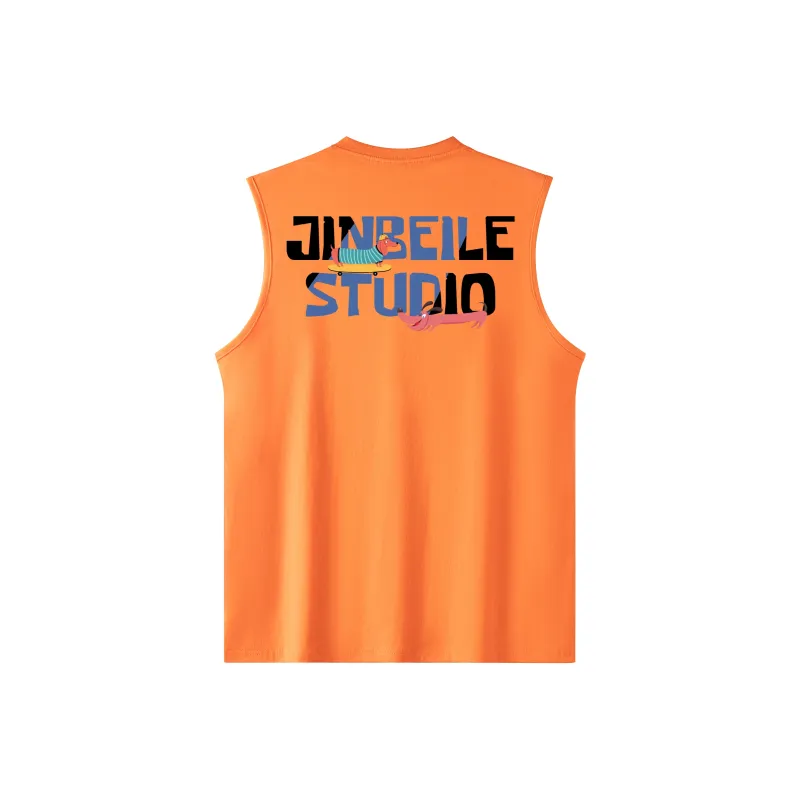 JINBEILE Tank Tops Unisex-14