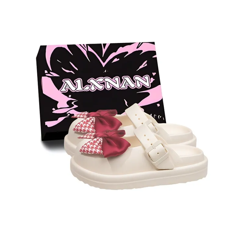 Alxnan Odor Resistant Quick Dry Closed Toe Slippers Women's-22