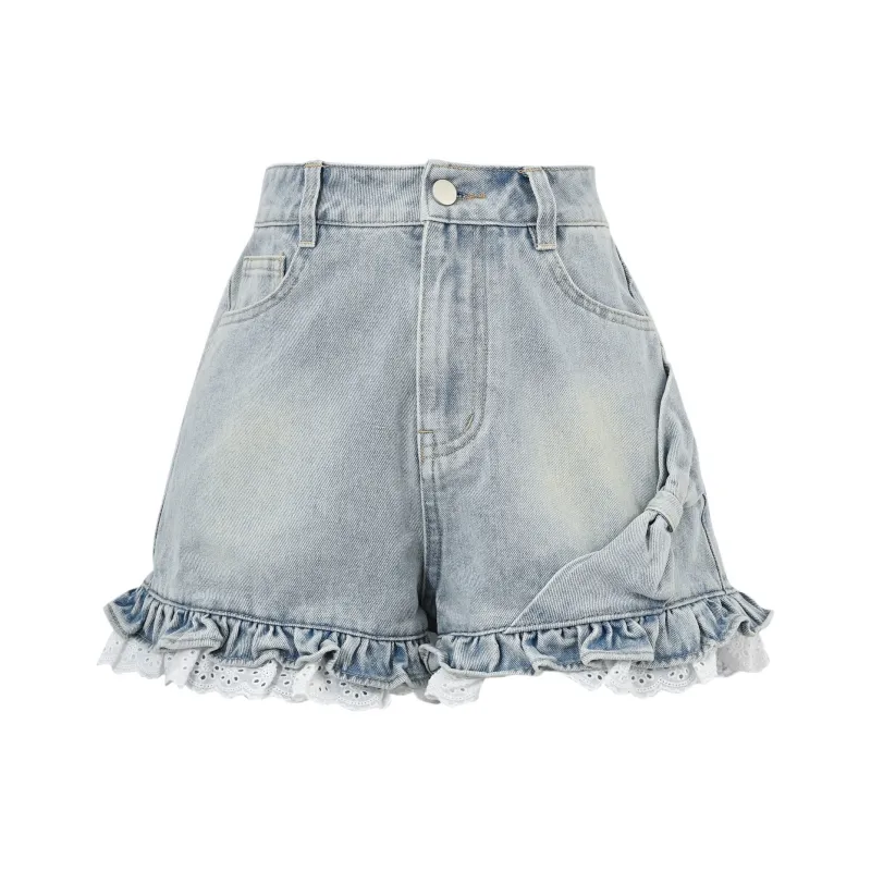 SNBL Denim Shorts Women's Blue-0