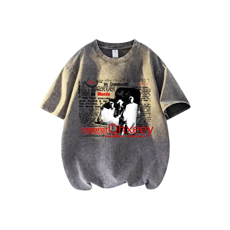 Qnxeey T Shirts Unisex-5