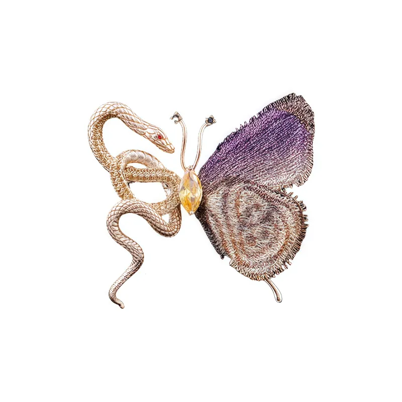 NIGHT RIDER DRIGINAL Copper Brooches Women's-0