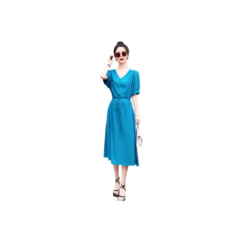 TEME Short Sleeved Dress Women's-8