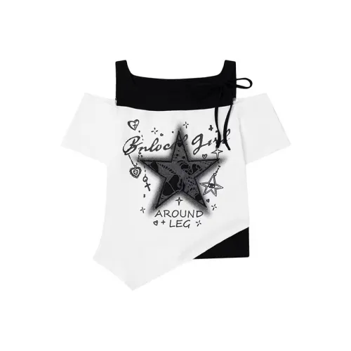 ABCMININ T Shirts Women's