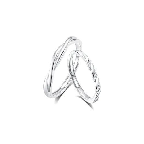 SEEPD Colored Glaze Zircon Ring Unisex