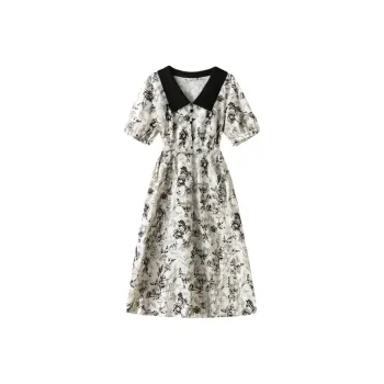 LUYOUYE Short Sleeved Dress Women's