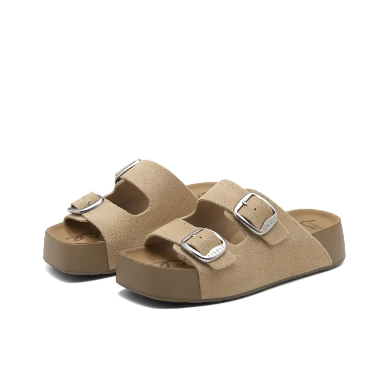 ST&SAT Antibacterial, Slip Resistant, Odor Resistant Slide Slippers Women's-2