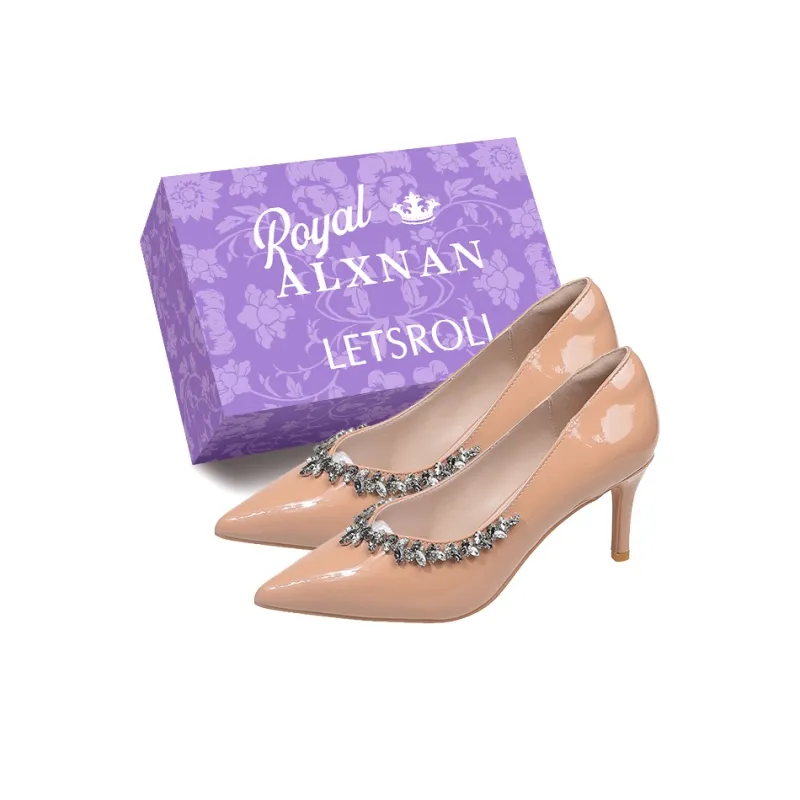 Alxnan Slim Heel High Heels Women's-4
