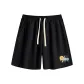 [300g Heavyweight]Black (Fun Weather Logo on The Front Left of The Pants)