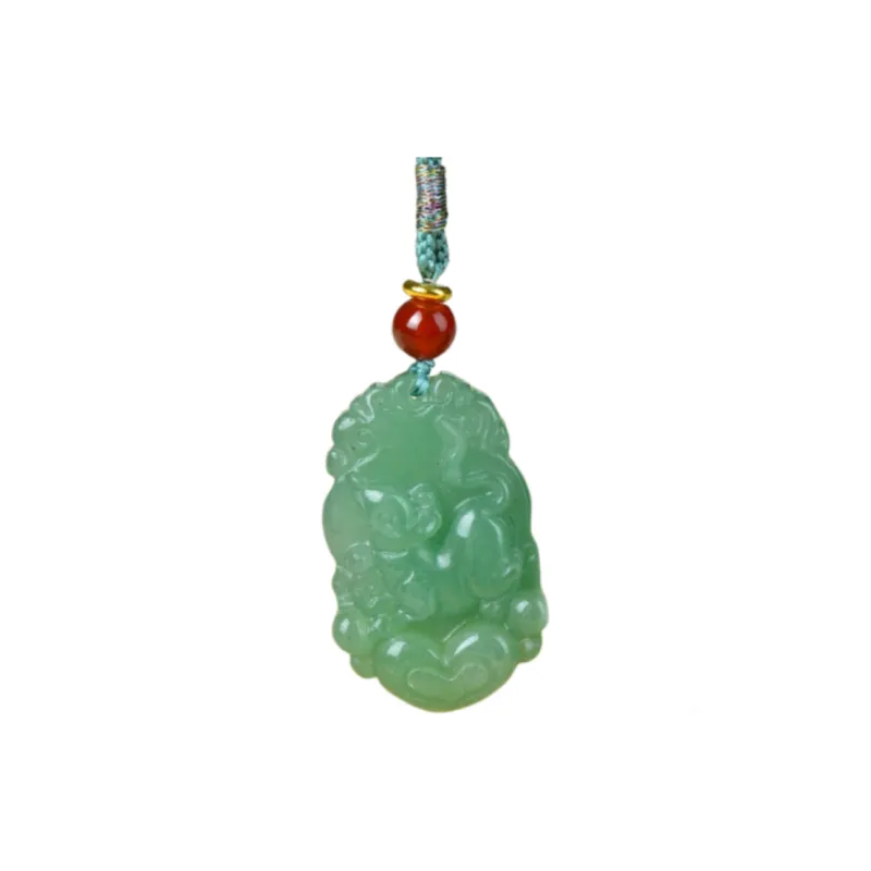 Jing Ruyu Aventurine Necklaces Unisex-0