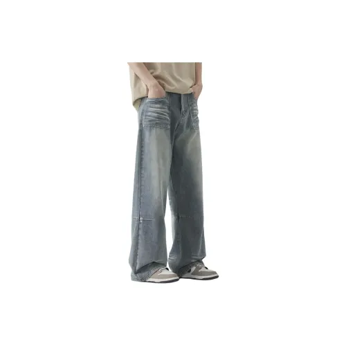  GENANX Straight Jeans Unisex Black