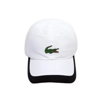 LACOSTE Polyester Baseball Caps Men's White