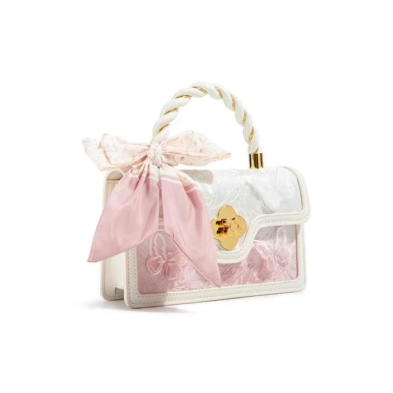 MACKJANICE PU Shoulder Bag, Crossbody Bag, Handbag Women's Butterfly Gradient-2
