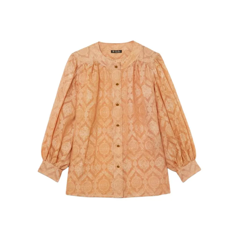 Loro Piana SS25 Shirt Women's Apricot-0
