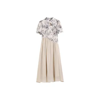 Hang Yi Court Short Sleeved Dress Women's