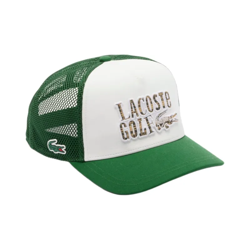 LACOSTE Polyester, Polyurethane, Taffeta Baseball Caps Men's Green-1