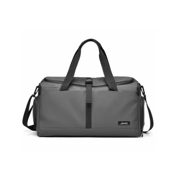 Jeep Nylon Travel Bag Men's Gray/Black/Green