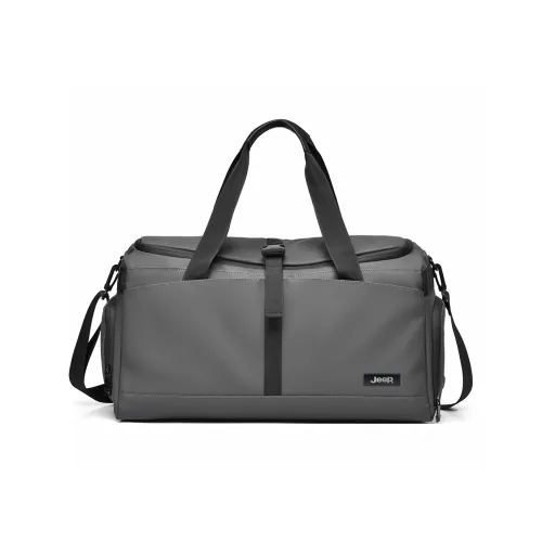 Jeep Nylon Travel Bag Men's Gray/Black/Green