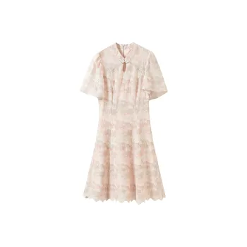 Hang Yi Court Short Sleeved Dress Women's