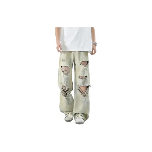 Cotton Gene Jeans Unisex Yellow Mud
