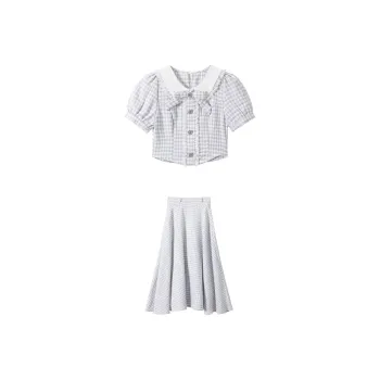 ABCMININ Two Piece Skirt Sets Women's