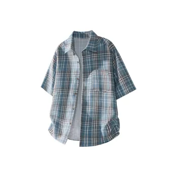 QOTRIOCK Shirts Unisex Blue