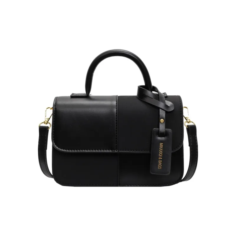 Yalu PU Shoulder Bag, Crossbody Bag, Handbag Women's Black/Ecru/Brown-1