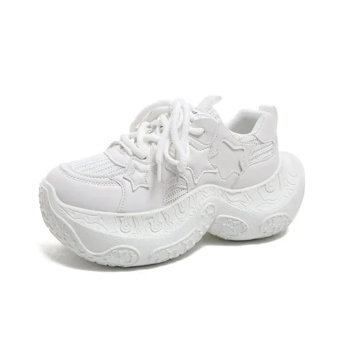 Dragon Dance Height Increasing Breathable Low Top Chunky Sneakers Women's