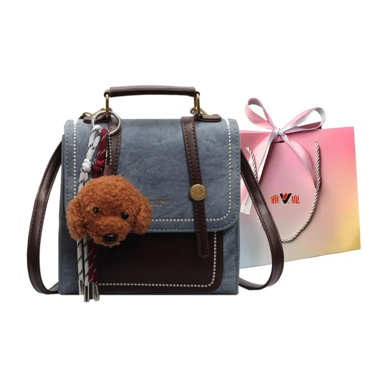 Yalu PU Backpack Regular Women's Yellow Brown/Ecru/Black/Coffee/Blue/Pink-28