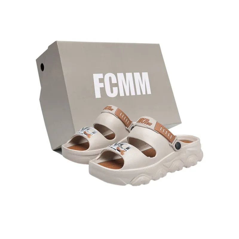 FCMM Beach Sandals Men Black/Khaki/White-9