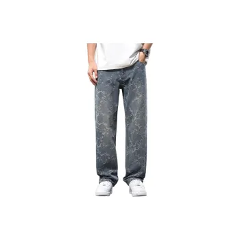 Tonlion Jeans Unisex Vintage Blue