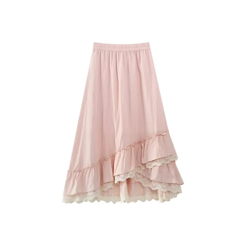 Ning Cai Yuer Casual Long Skirt Women's-5