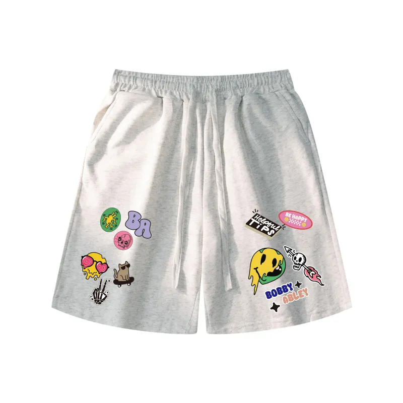 BOBBY ABLEY Casual Shorts Unisex-4