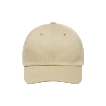 LACOSTE Cotton Twill Baseball Caps Men's Beige