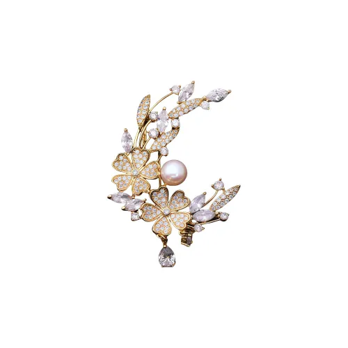 NIGHT RIDER DRIGINAL Freshwater Pearl Brooches Women's