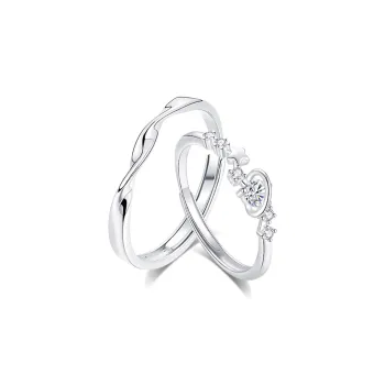 SEEPD Colored Glaze Zircon Ring Unisex