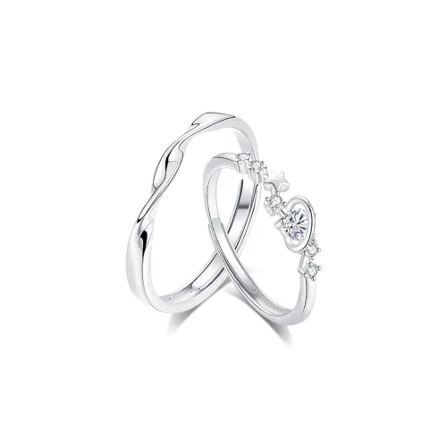 SEEPD Colored Glaze Zircon Ring Unisex