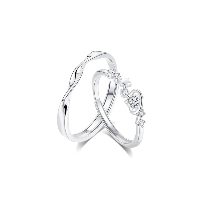 SEEPD Colored Glaze Zircon Ring Unisex-0