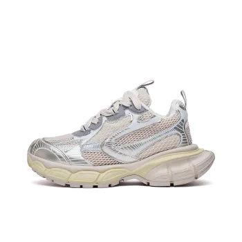 IHBOZ Slip Resistant, Abrasion Resistant, Coverage, And Balance Low Top Chunky Sneakers Women's Champagne
