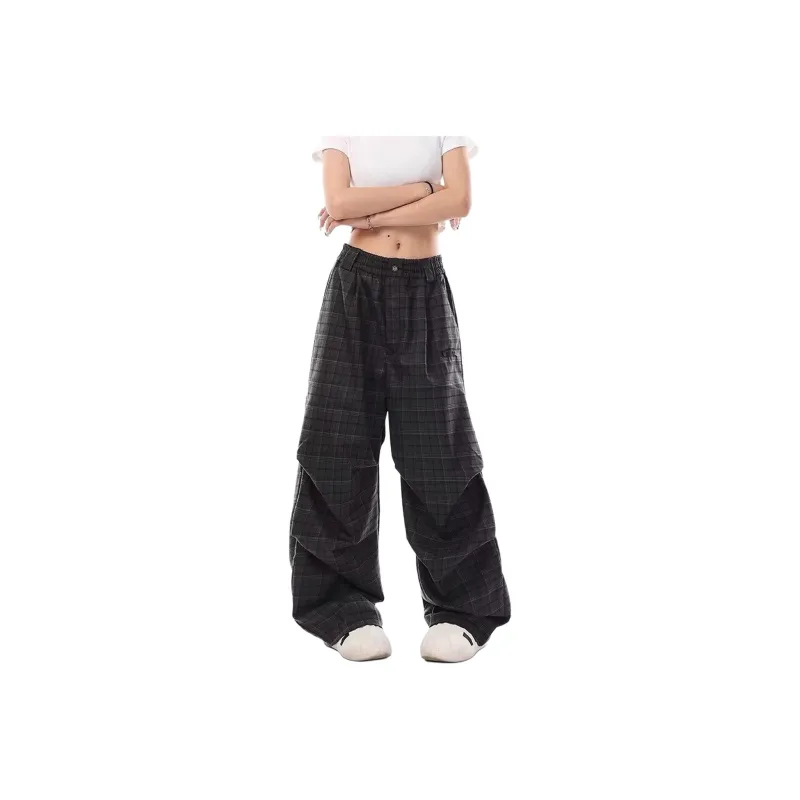 Imcrasy Casual Pants Unisex Gray-0